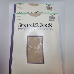 Vintage NWT Bone Girdle At Top Hose